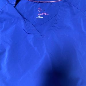 Smitten royal blue scrub set- medium